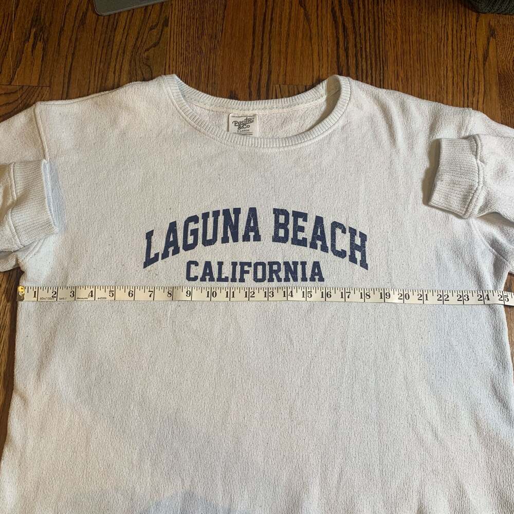 Pacific & Co. Laguna Beach California Graphic Crewneck Sweatshirt XL - Picture 3 of 4